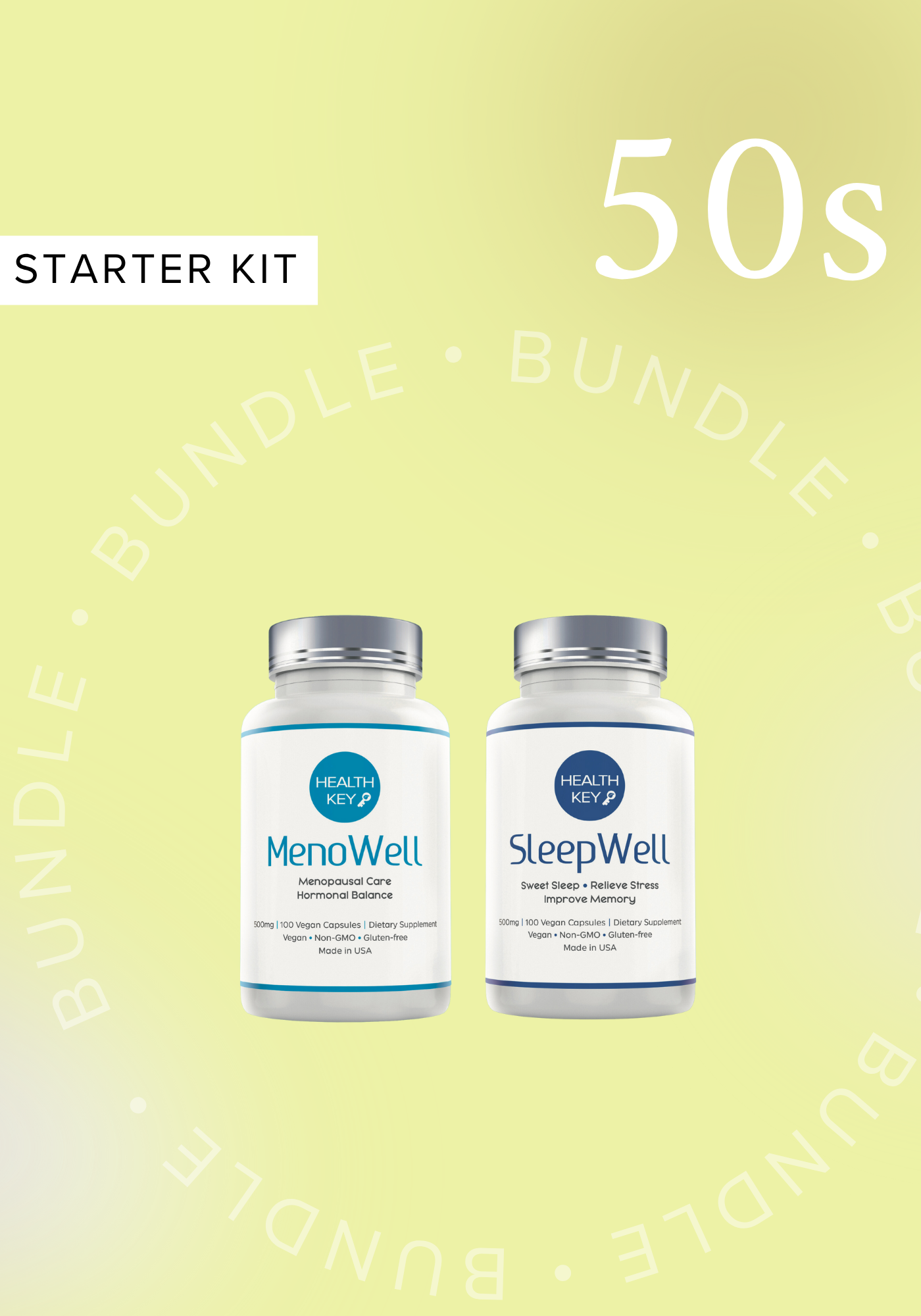 Healthkey starter bundle selected for women aged 45 to 50 and up
