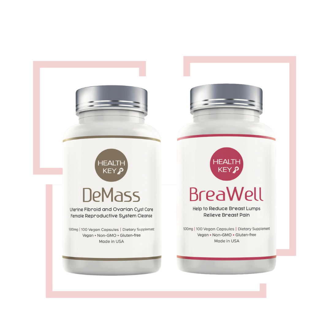 bundle for women care starter included one month dietary supplement of DeMass and BreaWell