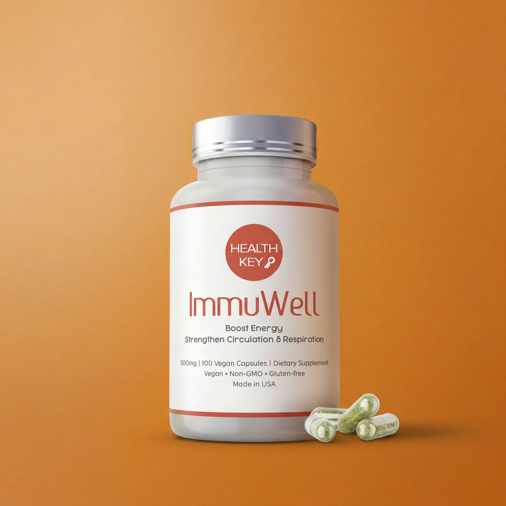 Supplement bottle labeled &