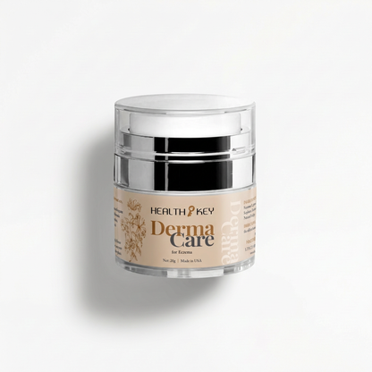 DermaCare 20g cream jar for Eczema 祛皮膚炎濕疹 on a white background