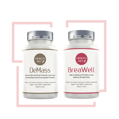 bundle for women care starter included one month dietary supplement of DeMass and BreaWell 