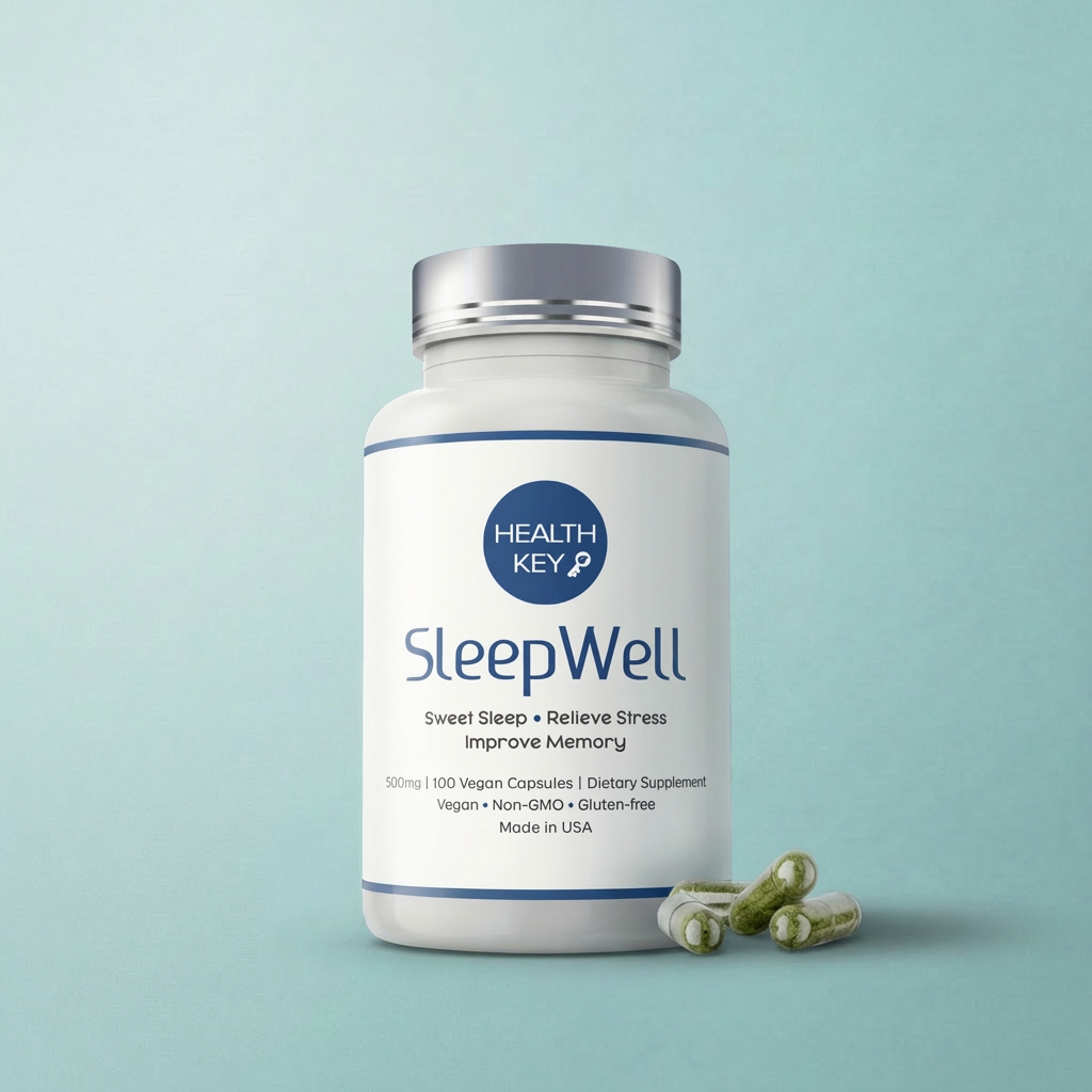 Supplement bottle labeled &