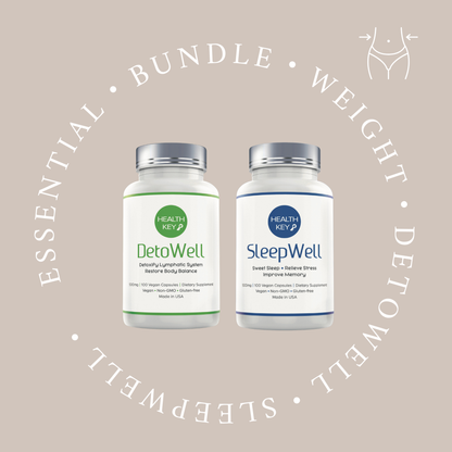 Two supplement bottles labeled &