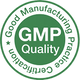 GMP Quality certification logo on a white background